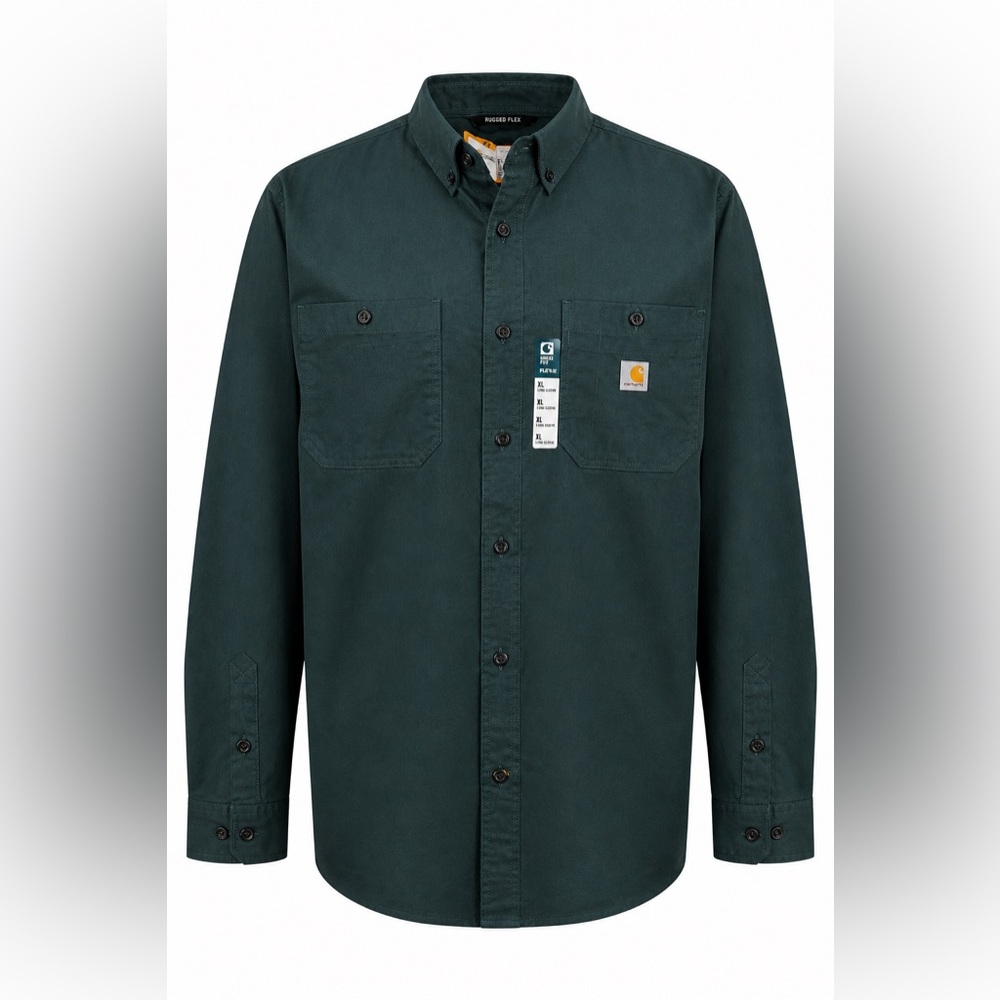 Carhartt Rugged Flex Canvas Work Shirt XL NWT